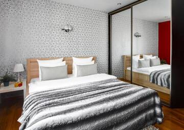 Фото номера Апартаменты с балконом Апартаменты Popovicha Apartments г. Prigorod Kolozha 18